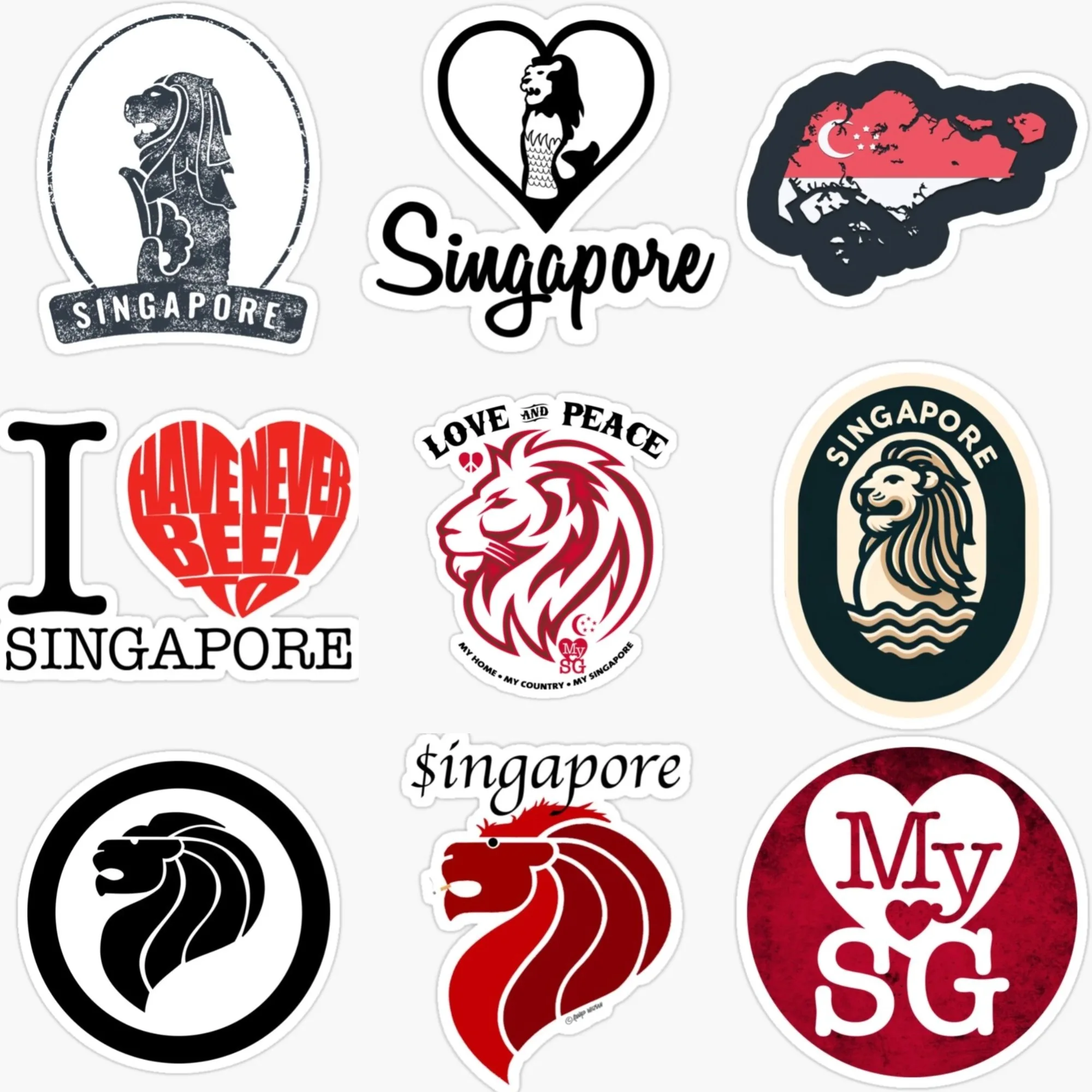 Car Accessories Singapore - Mapa de la bandera SG de