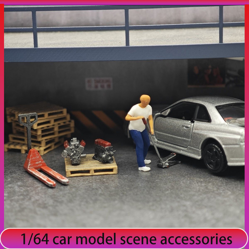 Car Accessories Decoration - 1:64 Decoración de escenas de taller