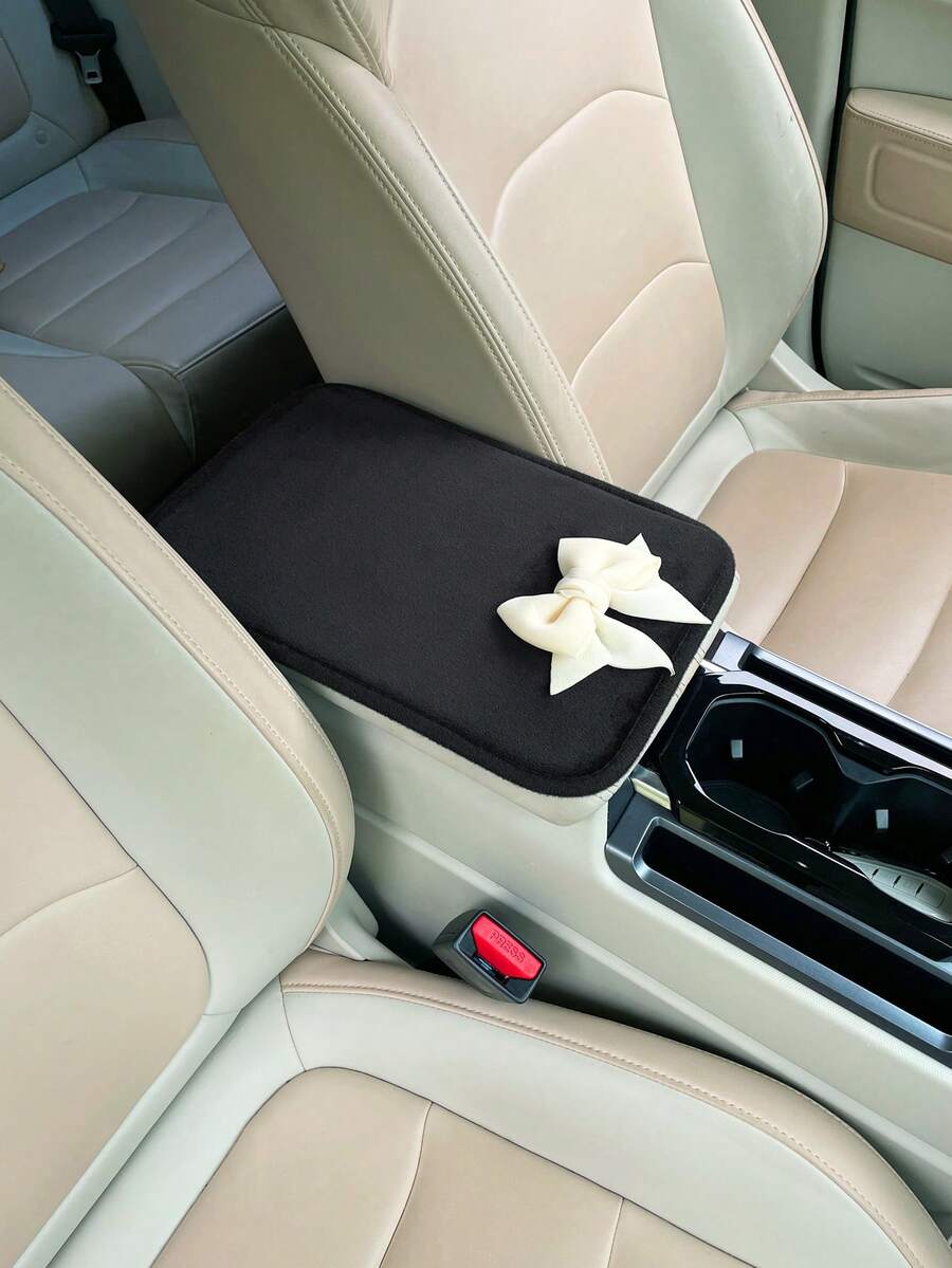 Car Accessories For Women - 1pc Almohadilla Decorativa con Lazo para