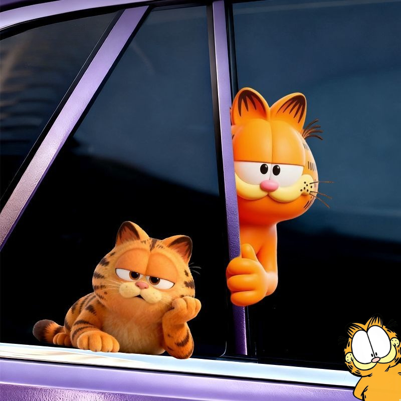 Car Accessories Company - Pegatinas de Garfield, Anime, Dibujos Animados,