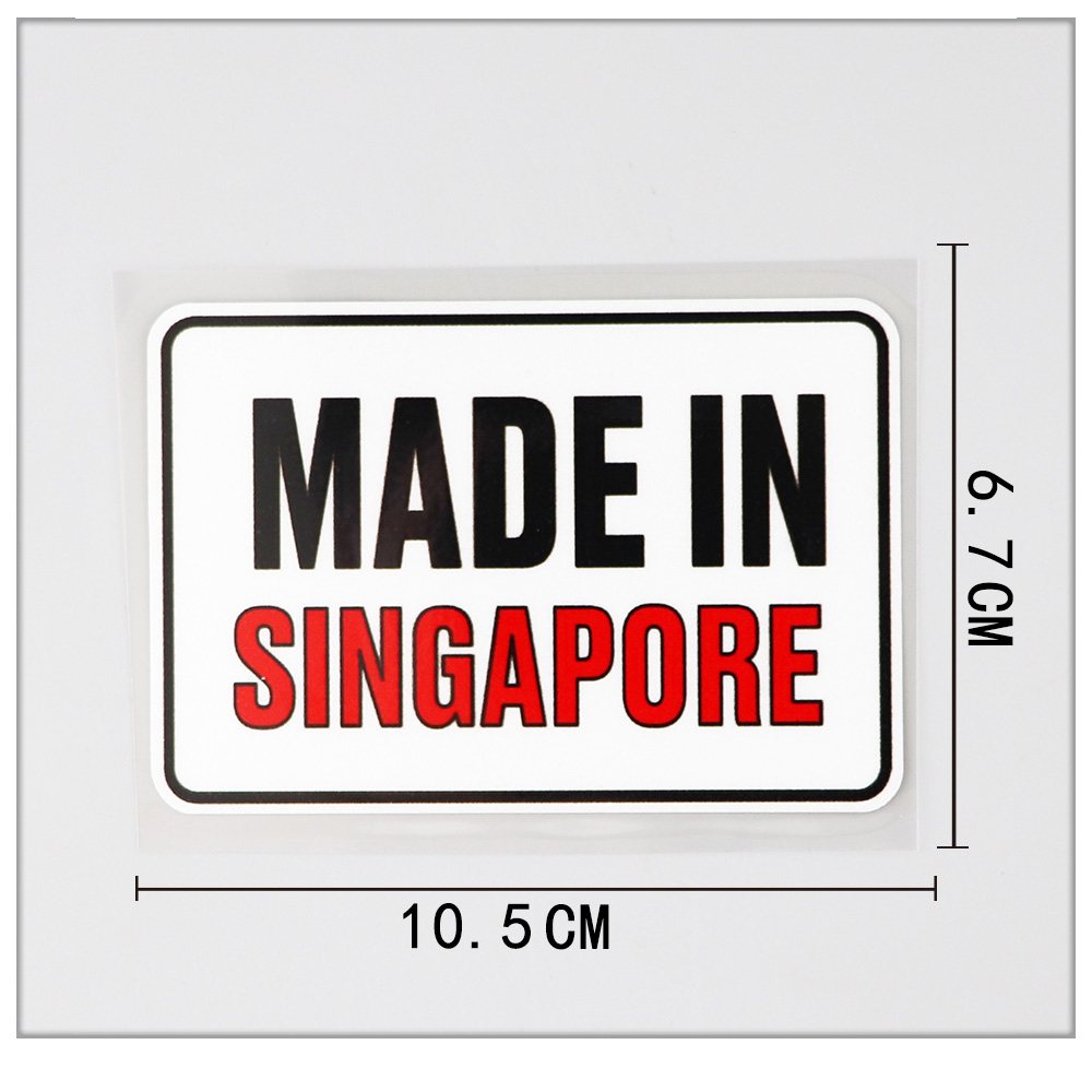 Car Accessories Singapore - Pegatina para coche hecha en Singapur,