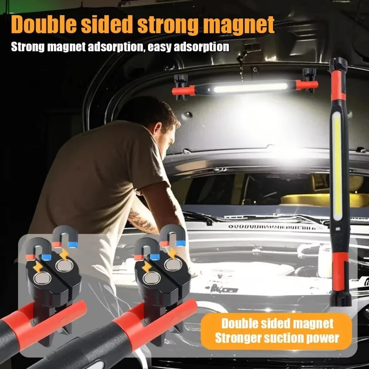 Lámpara de Trabajo LED Recarga - Car Accessories Hanging reseña y precio
