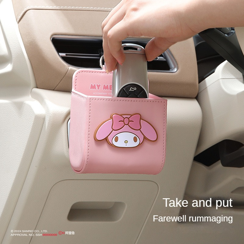 Sanrio Kuromi Hello Kitty, Caj - Car Accessories Hanging reseña y precio