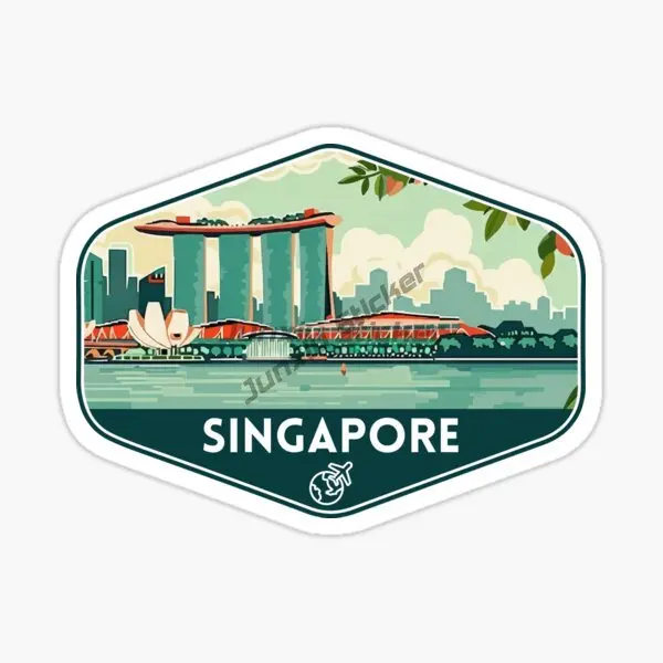 Mapa de la bandera de Singapur - Car Accessories Singapore reseña y precio