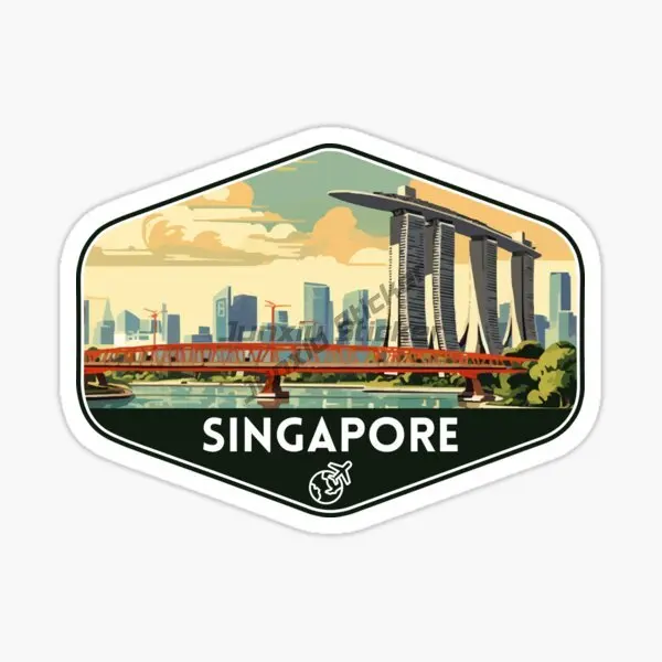 Mapa de la bandera de Singapur - Car Accessories Singapore reseña y precio