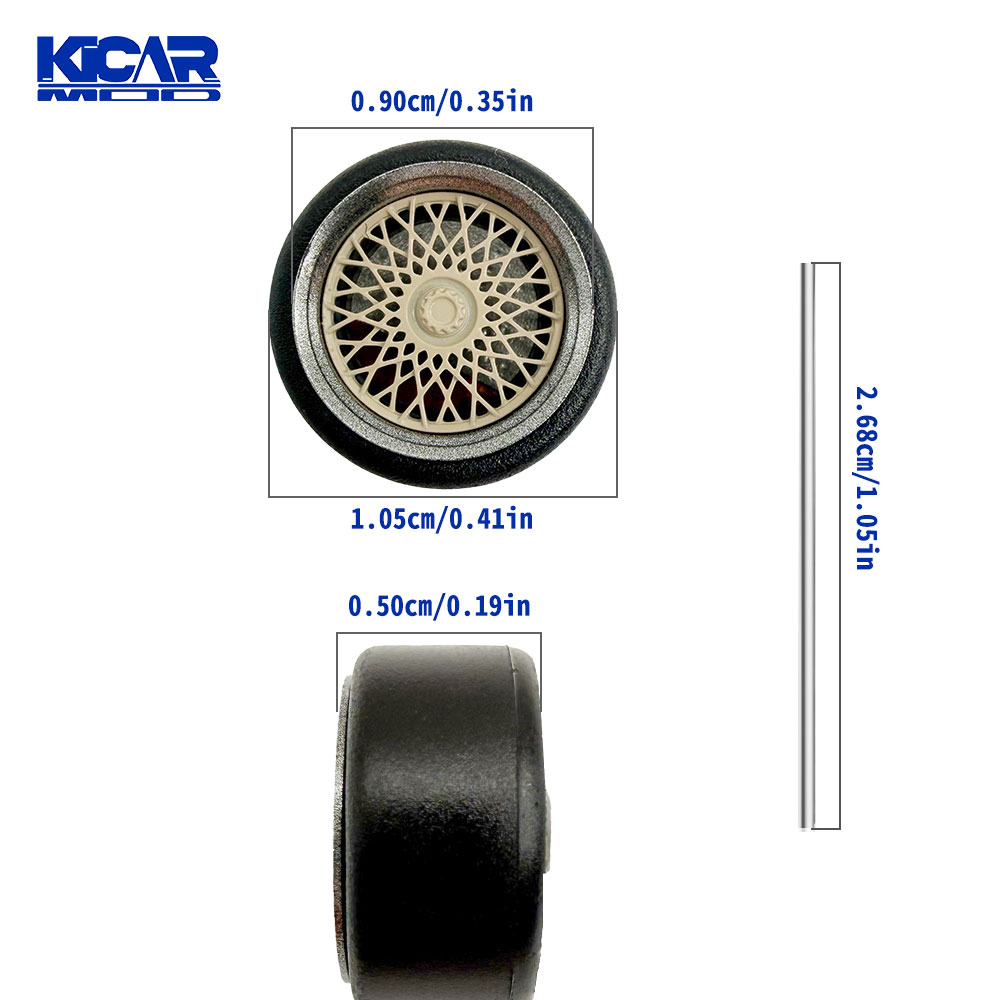 Ruedas de coche a escala 1/64  - Car Accessories Company reseña y precio