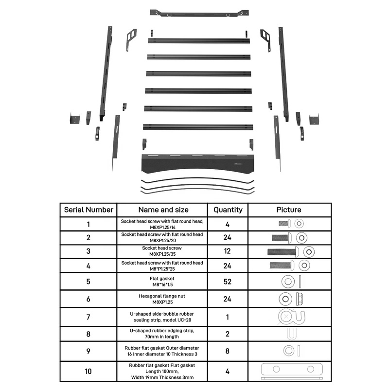 Barras Transversales para Tech - Car Roof Rack Cross Bar reseña y precio
