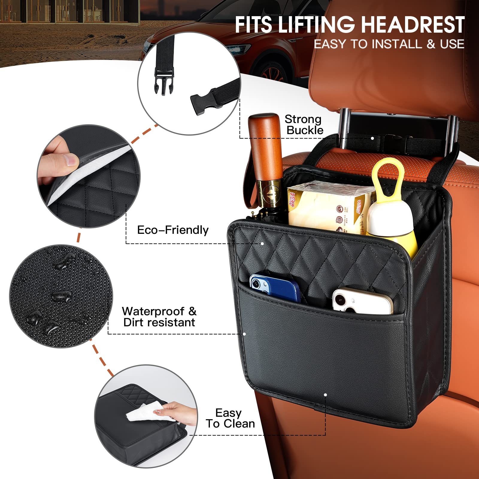 Organizador Colgante para Asie - Car Accessories Hanging reseña y precio