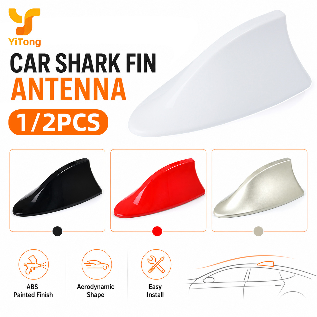 Yitong 1/2PCS Cubierta de Ante - Car Accessories You Need reseña y precio