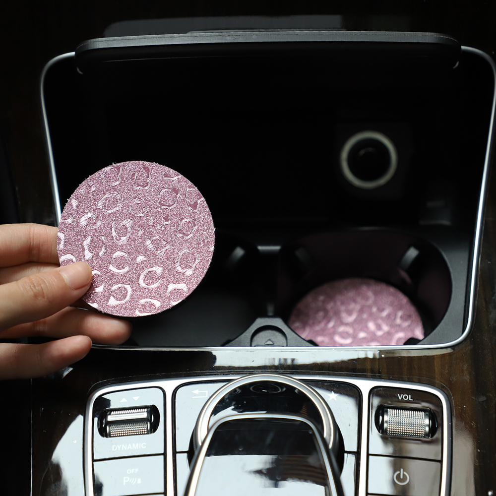 Dos almohadillas para vasos de - Car Accessories For Women reseña y precio