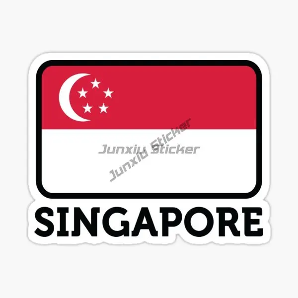 Mapa de la bandera de Singapur - Car Accessories Singapore reseña y precio