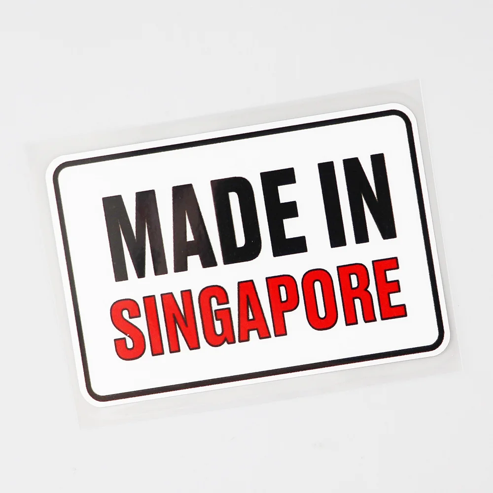 Pegatina para coche hecha en S - Car Accessories Singapore reseña y precio