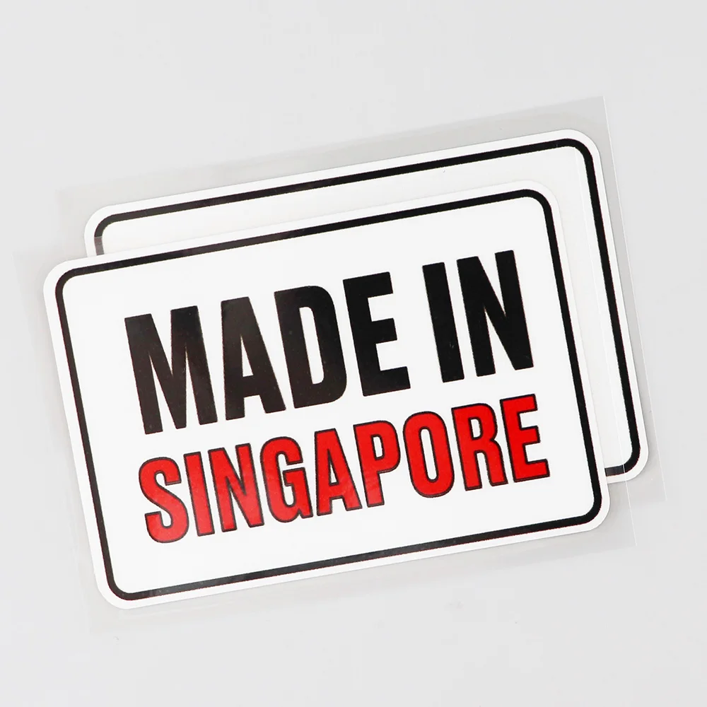 Pegatina para coche hecha en S - Car Accessories Singapore reseña y precio